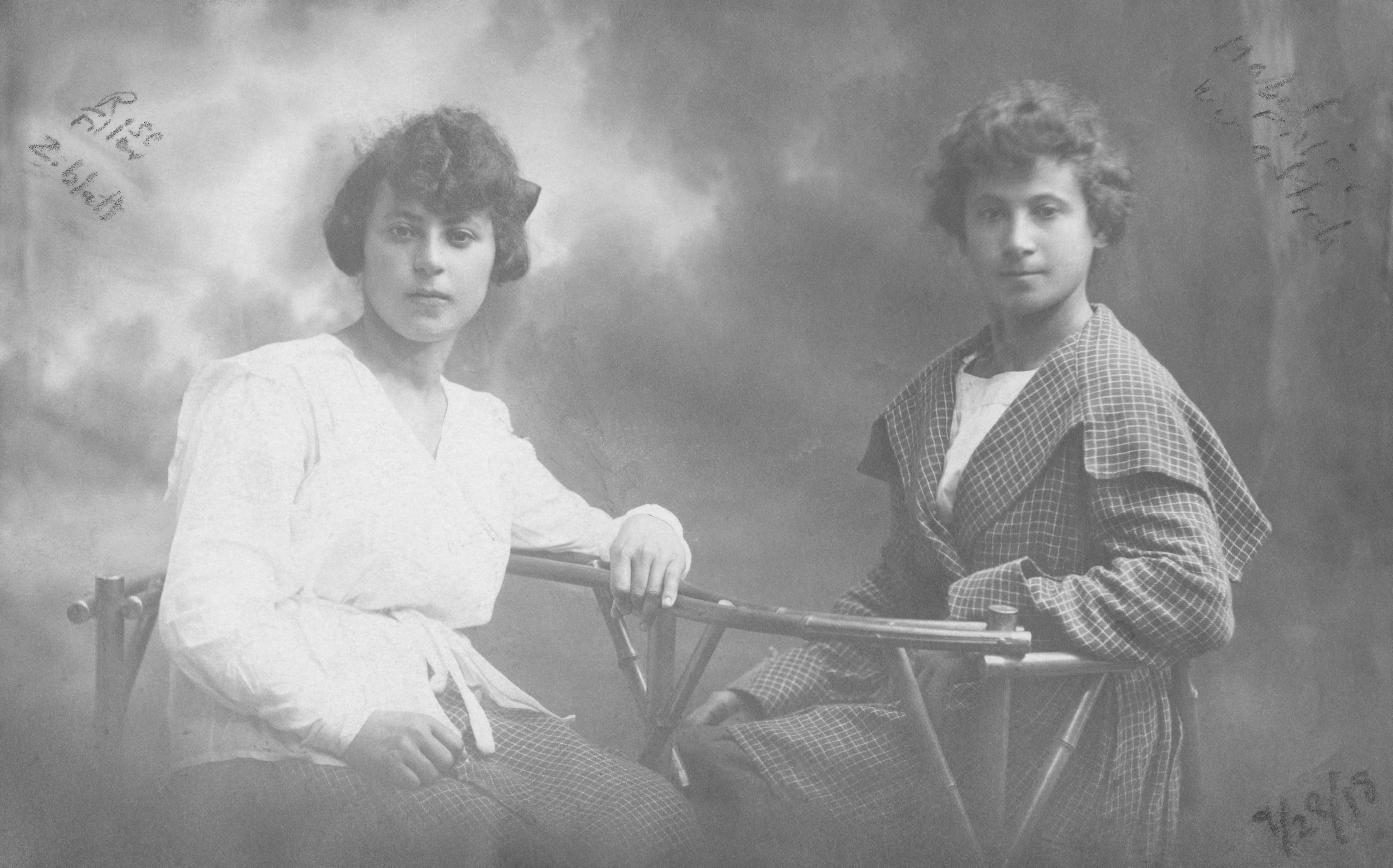 1917 07-28 Rose Filler Ziblatt & Mabel Wuraftick